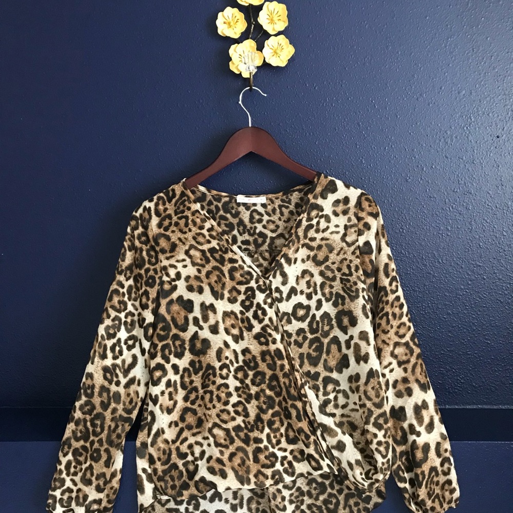 SM Leopard Print Blouse